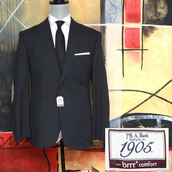 44R JOS A BANK Men's‎ Blazer Sportcoat Jacket Cotton C120977 - Picture 4 of 16